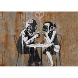 Resin 5x7 Print - Banksy Think Tank Sitting