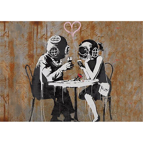 Resin 5x7 Print - Banksy Think Tank Sitting