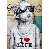 Resin 5x7 Print - I Love Life