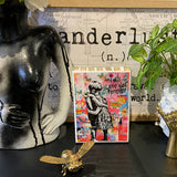 Resin 5x7 Print - Mr Brainwash Love You Forever