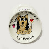 Gold with Black Dog - Thanks for Looking After Me (Port Douglas) - Rings-n-Things Dish
