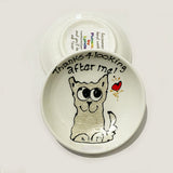 White Dog - Thanks for Looking After Me - Rings-n-Things Dish