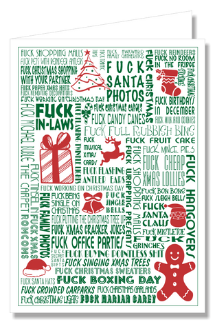 Greeting Card - Fuck Christmas