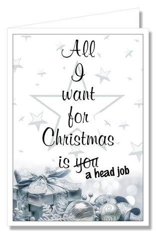 Greeting Card - All I want for Christmas is a...