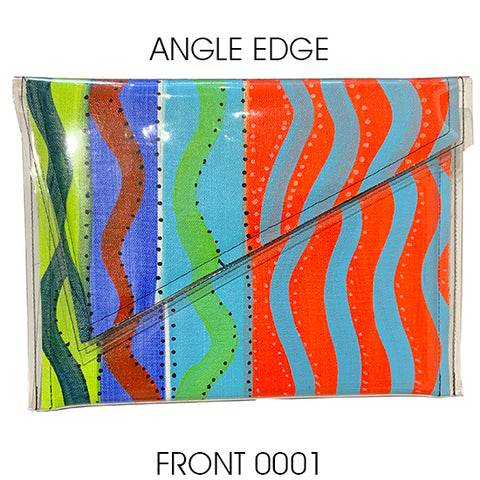 KazBags Large Angle Edge Clutch