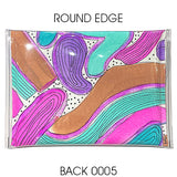 KazBags Large Round Edge Clutch