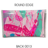 KazBags Small Round Edge Clutch