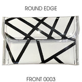 KazBags Small Round Edge Clutch