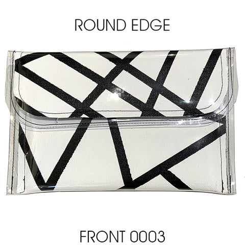 KazBags Small Round Edge Clutch