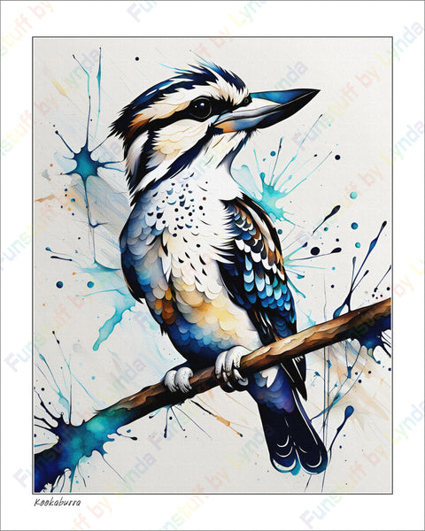 Kookaburra - 8x10 Print – Funstuff by Lynda - Very Cool Shit
