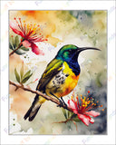Olive Backed Sunbird - 8x10 Print