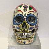 Resin Skull Diva de los Muertos