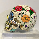 Resin Skull Diva de los Muertos