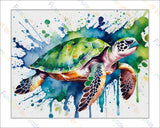 Sea Turtle - 8x10 Print