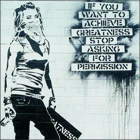 Resin Coaster - Inspired by Banksy Greatness