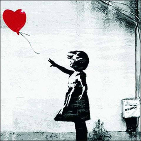 Resin Coaster - Banksy Hope