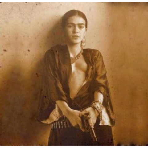 Resin Coaster - Frida Gun