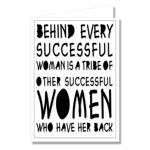 Greeting Card - Successful Woman