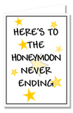 Greeting Card - Heres to the Honeymoon