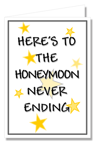 Greeting Card - Heres to the Honeymoon