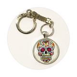 Key Ring - Candy Skull