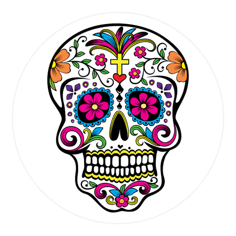 Key Ring - Candy Skull