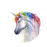 Key Ring - Unicorn Skull