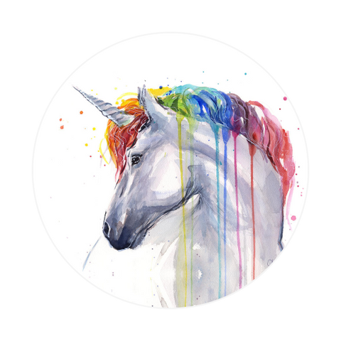 Key Ring - Unicorn Skull