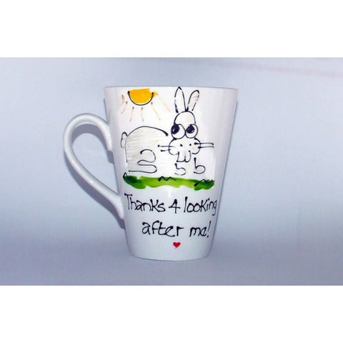 Thanks White Rabbit Mug