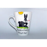 Thanks Black Rabbit Mug