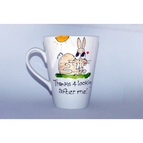 Thanks Gold Rabbit Mug