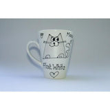 Flat White Cat Mug