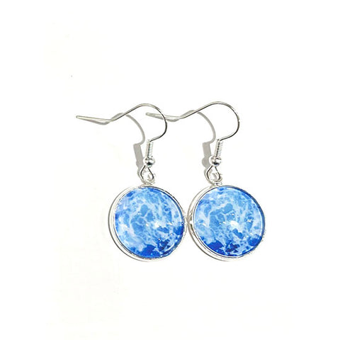 16mm Earrings - Ocean