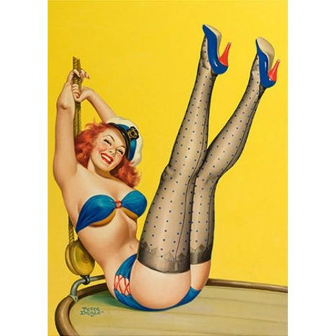 Resin 5x7 Print - Pinup Girl Sailor