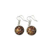 16mm Earrings - Snake Skin