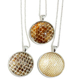 30mm Pendant - Snake Skin