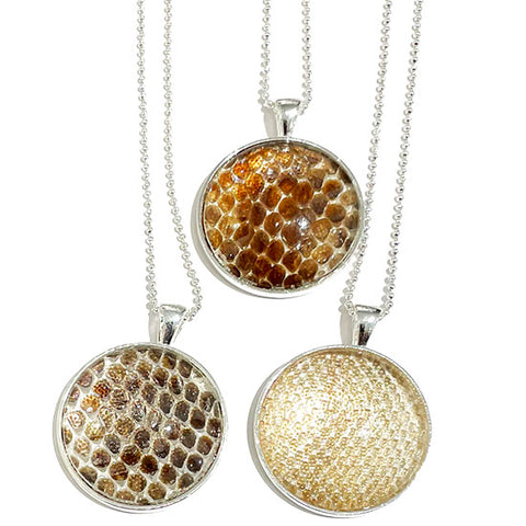 30mm Pendant - Snake Skin
