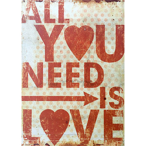 Resin 5x7 Print - All You Need Is Love