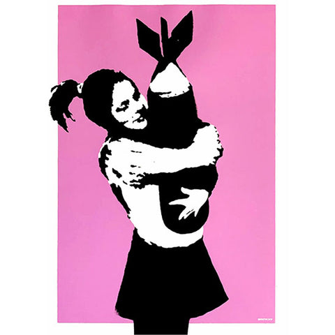 Resin 5x7 Print - Banksy Bomb Hugger