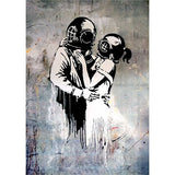 Resin 5x7 Print - Banksy Think Tank Standing