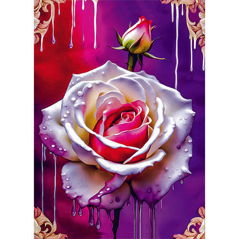 Resin 5x7 Print - Painted Rose