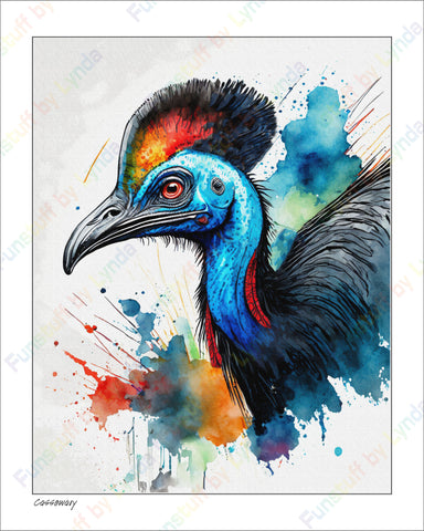 Cassowary - 8x10 Print