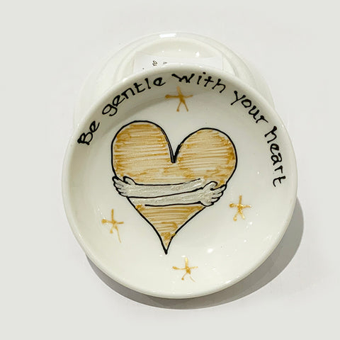 Be Gentle With Your Heart - Rings-n-Things Dish