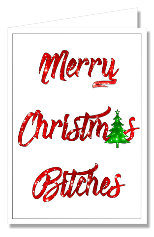 Greeting Card - Merry Christmas Bitches