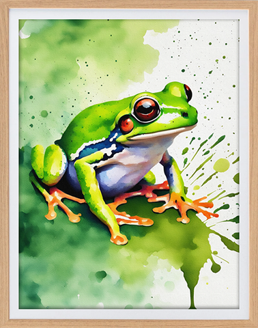 Green Tree Frog - 8x10 Print