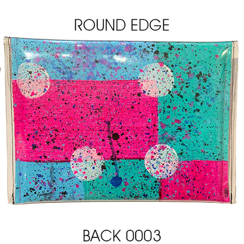 KazBags Large Round Edge Clutch