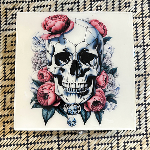 Resin Box - Skull and Roses