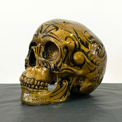 Resin Skull Dorada