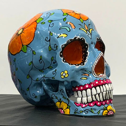 Resin Skull Lazuli