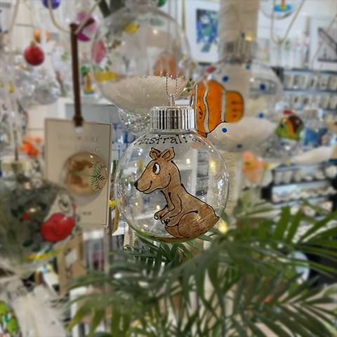 Xmas Bauble - Kangaroo